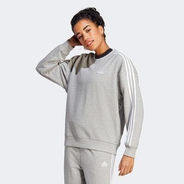 Imagem de Moletom Adidas Essentials 3 Listras Feminino-Feminino