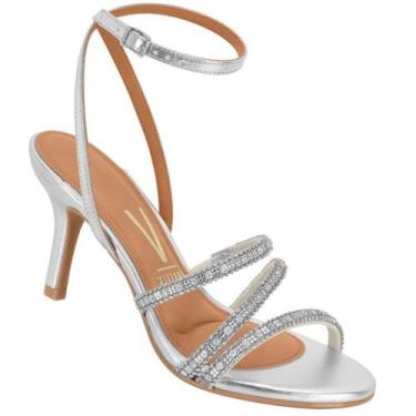 Imagem de Sandalia Vizzano 6524.203 Feminina, Prata, 37