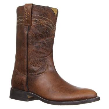 Imagem de Bota Masculina Bico Redondo Marrom Jácomo 32638, 39