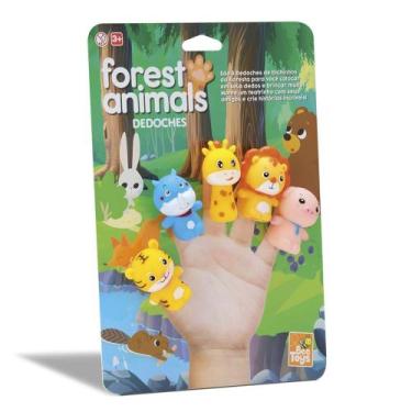 Imagem de Dedoches Forest Animals Em Vinil Ref.0298 Bee Toys