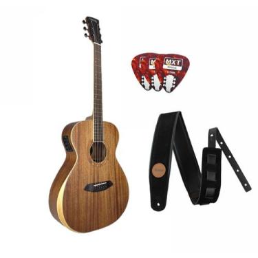 Imagem de Violão Quartzo Tonante Eletroacústico Mahogany  Com Acessórios