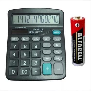 Imagem de Calculadora Eletrônica GaXiBao 12 Dígitos - KK-837B