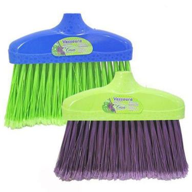 Imagem de Vassoura Pluri Plus Colors sem Cabo 27x19,5cm - Multilar