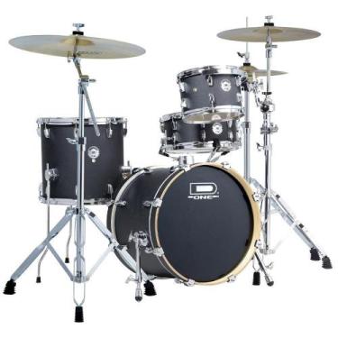 Imagem de Bateria Acústica D One Rocket DR18 BKS 18 Banco e Pedal - Sonotec