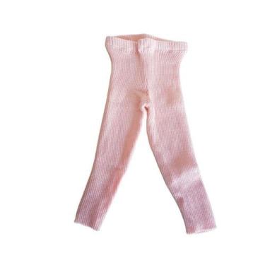 Imagem de Calça de Tricô Canelada Básica Tricô Kids Rosa, 2, Rosa