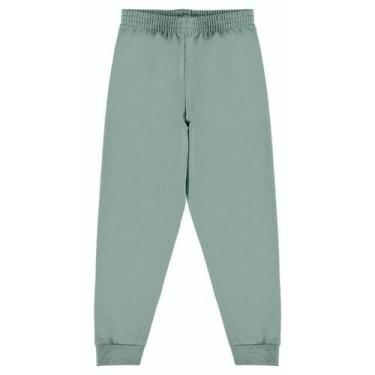 Imagem de Calça Moletom Infantil Unissex Malwee 4 ao 10 Ref. 108790, Verde, 6