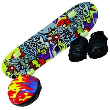 Imagem de Skate com kit de proteção- Estampa sortida - vmp