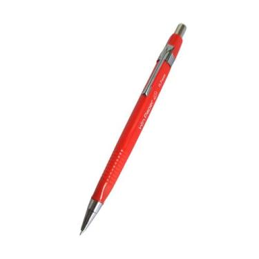 Imagem de Lapiseira Win Paper Tecnica Ponta de 0.7mm Vermelha para Desenho e Esc