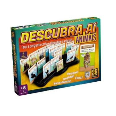 Imagem de Jogo Descubra Aí Animais - 4752 - Grow