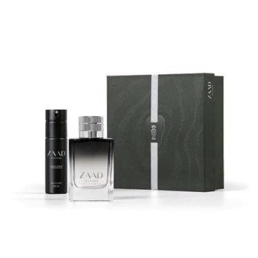 Imagem de Kit Presente Perfume Zaad Intense Perfume E Body Spray caixa especial 