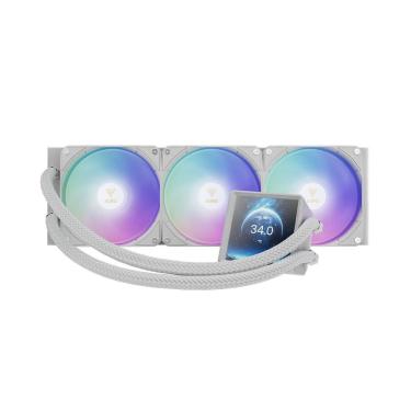 Imagem de Water Cooler Gamdias Aura GL 360 Com Display Digital Branco