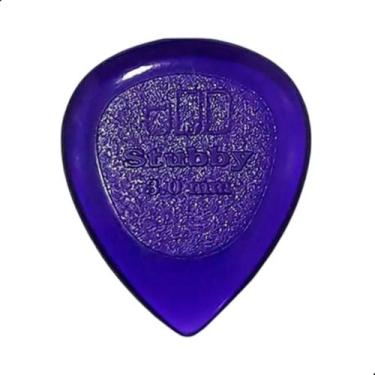 Imagem de Palheta Para Baixo e Guitarra Dunlop Stubby 3.0mm