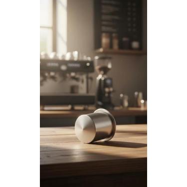 Imagem de Cápsula de Café Reutilizável Aço Inox 37mm + Medidor - Congratulations