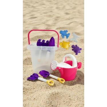 Imagem de Kit Praia Infantil 8 Peças com Balde e Acessórios - Congratulations St