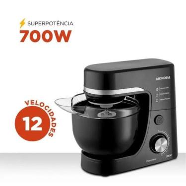 Imagem de Batedeira Planetária Mondial BP-03-B 700W 220V Preto, 220V, Preto