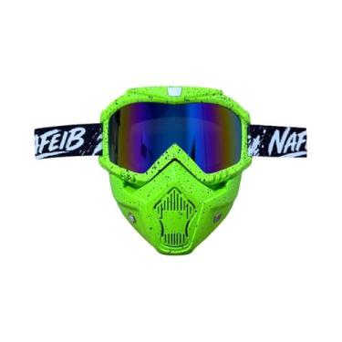 Imagem de Máscara De Proteção Para Motocicleta E ATV UV400 Multicolorida À Prova