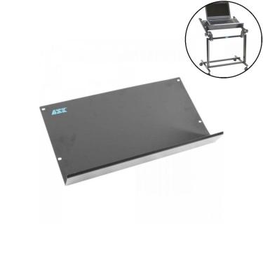 Imagem de Bandeja para Mesa de Som PMX Multiuso com 4 Rodas Preto Promark