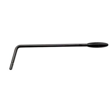 Imagem de Musiclily Ultra 5mm Alavanca Tremolo de Aço Inoxidável com Encaixe para Ponte Tremolo China Wilkinson série M, Preta Ponta Preta