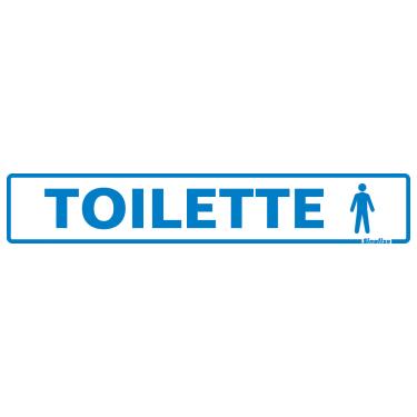Imagem de Placa De Sinalização Toilette Masculino 5x25cm