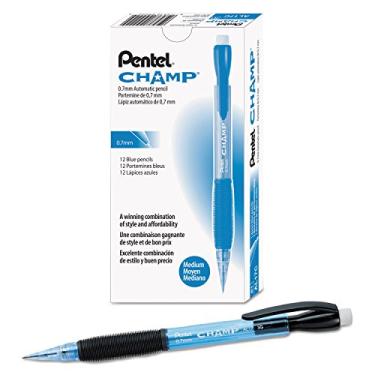Imagem de Lapiseira Pentel AL17C Champ, 0,7 mm, barril azul, dúzia
