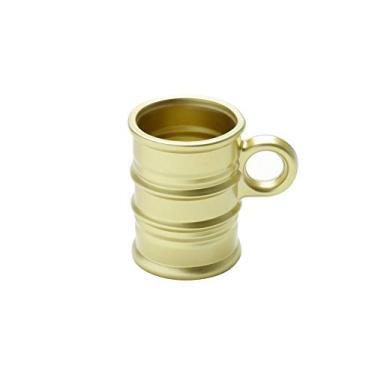 Imagem de Cj 6 Canecas De Vidro Vintage Dourado 95ml Lyor Dourado