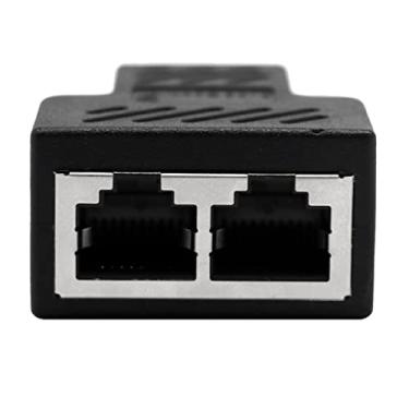 Imagem de Adaptador de Conector Divisor Fêmea de Cabo de Ethernet Vias