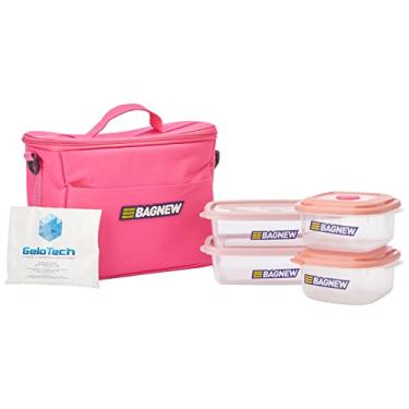 Imagem de Bag New Bolsa Térmica 3 Potes - Economic Grande - Rosa