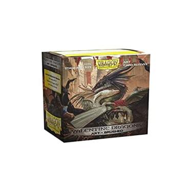 Imagem de Dragon Shield: Deck Protector: Art: Brushed: Valentine Dragon 2021 (100)