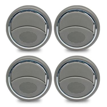 Imagem de Kit 4 Difusor Saída Ar Painel Fiat Dobló 2014 15 16 17 18