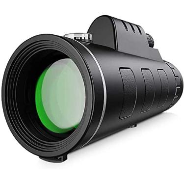 Imagem de Telescópios monoculares, 40 x 60 Hd à prova d'água monocular Fmc Bak4 com tripé para smartphone para observação de pássaros/acampamento/caminhadas/viajar, pequena surpresa