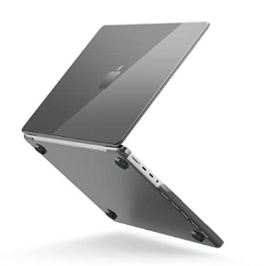 Imagem de elago Capa rígida ultrafina compatível com MacBook Pro 35.6 cm M3 Pro [A2918], MacBook Pro 35.6 cm M1 Pro. M2 Pro, M2 Max [A2442] [Versão 2023/2021/2020] - ultrafina, proteção total [cinza escuro]