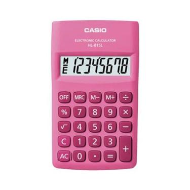 Imagem de Calculadora de Bolso HK-815L 8 Dígitos Pilha AA Rosa Casio