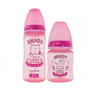 Imagem de Kit Mamadeira My First NUK 150ml e 300ml Girls
