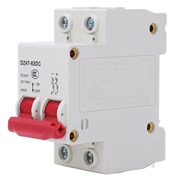 Imagem de Disjuntor miniatura, 2P fotovoltaico fotovoltaico DC 250V 4000A disjuntor doméstico interruptor de proteção contra curto-circuito(50A)