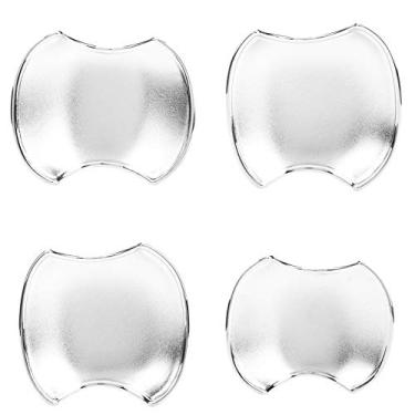 Imagem de Acabamento da tampa da tigela da maçaneta da porta, 4 peças guarnição da tigela da maçaneta da porta lateral fosca ABS acabamento da tampa da tigela apto para XU80 2020 (2021)