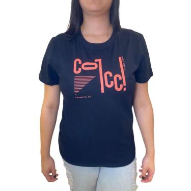 Imagem de Camiseta Colcci Manga Curta Permita-se Feminina