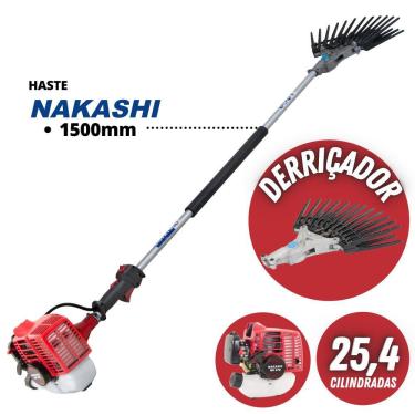 Imagem de Derriçadeira Nakashi DDL270NL com Motor Nakashi NK270 á Gasolina 2 Tempos 25,4cc Haste...