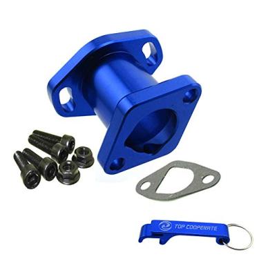 Imagem de TC-Motor Blue Racing Performance Intake Pipe Inlet Junta Parafuso para Predator 212cc para Honda GX200 para motores OHV chineses 6,5HP para motores de clone chineses 196cc Go Kart Cart Mini Bike