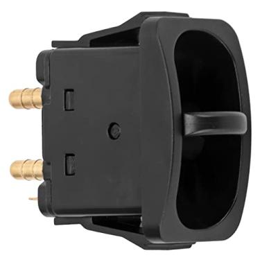 Imagem de Interruptor de válvula de pá de assento ABS interruptor de ativação de mola pneumática universal tipo push preto para carro motocicleta