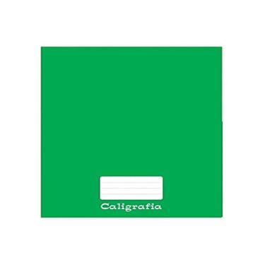 Imagem de Caderno de Caligrafia, Tamoio, Capa Dura, Liso, Brochurão, Verde, 48 Folhas, 2117