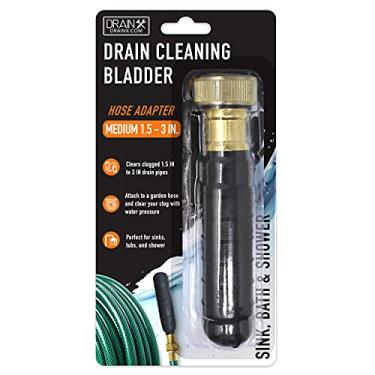 Imagem de DrainX Bexiga de limpeza de drenagem hidrelétrica - Serve para tubos de drenagem de 3,8 cm a 7,6 cm - desobstrui bloqueios teimosos em pias de banheiro, ralos de chuveiro, banheiras, canos de encanamento