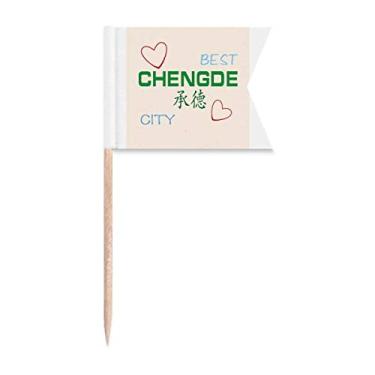 Imagem de Cover Summer City Sign Art Deco Presente Fashion Toothpick Flags Marcação para Festa Bolo Comida Prato de Queijo