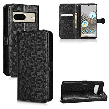 Imagem de Capas de telefone de luxo Wave Point para Google Pixel 7 7 Pro, capa de couro com compartimentos para cartões de visita, carteira, à prova de choque, capa para celular Google Pixel 7 7 Pro (preto, Google Pixel 7)