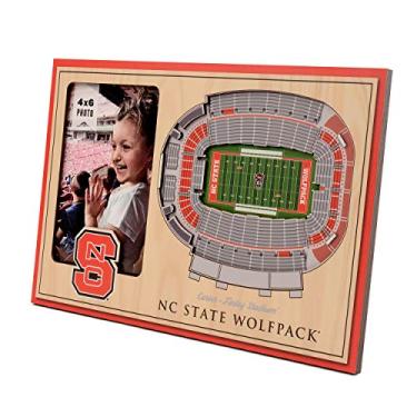 Imagem de YouTheFan Porta-retrato NCAA NC State Wolfpack 3D StadiumView - Estádio Carter-Finley, 30,5 cm x 20,3 cm