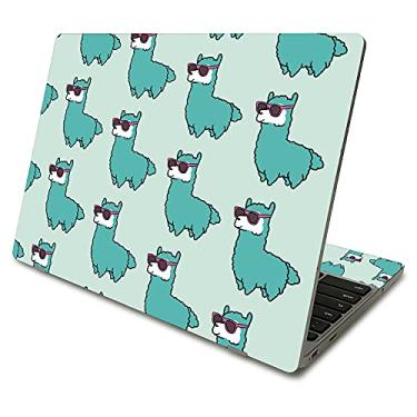 Imagem de MIGHTY SKINS Película compatível com Samsung Chromebook 4 (2021) 11,6 polegadas - Awesome Alpacas | Capa protetora de vinil, durável e exclusiva | Fácil de aplicar e mudar de estilos | Feito nos EUA
