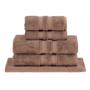 Imagem de jogo de toalhas de banho buddemeyer 5 peças algodão egípcio rosa 1945