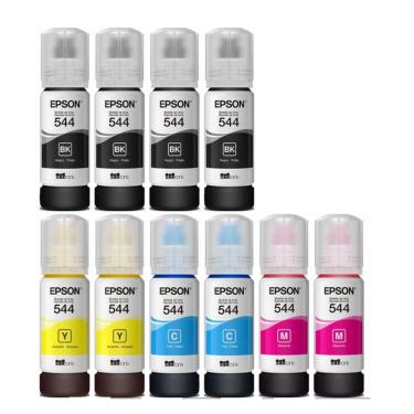 Imagem de 10 Refil Para Epson T544 L3110 L3150 L3210 L3250 L5199