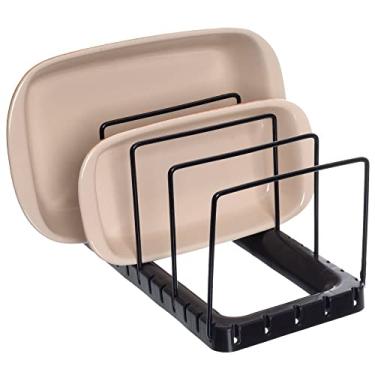 Imagem de Organizador de formas e travessas para armário Preto com Preto