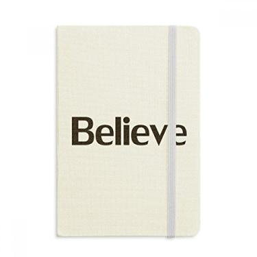 Imagem de Caderno com frases inspiradoras Believe Word, capa dura oficial, diário clássico