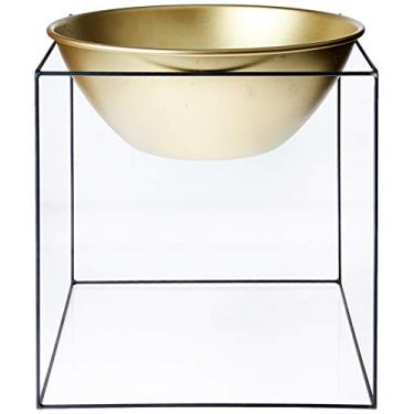 Imagem de Suporte Cubo Para Bacia Grande Decorglass Dourado